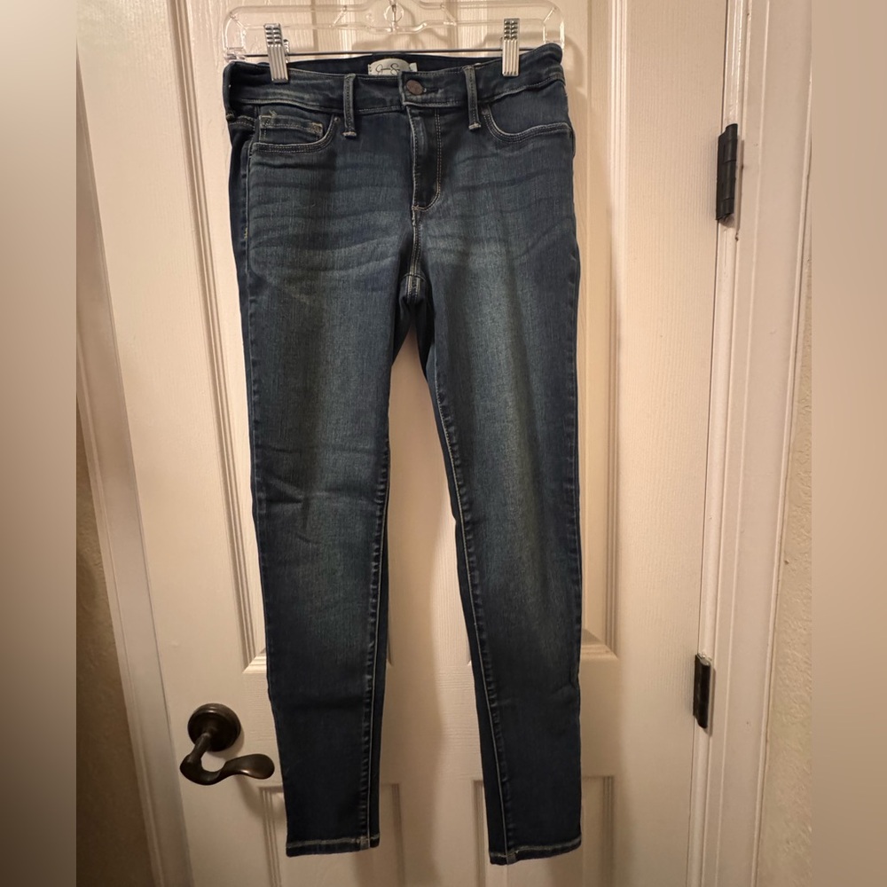 Jessica Simpson Slim Stretch Skinny Jeans - Dark Blue Wash